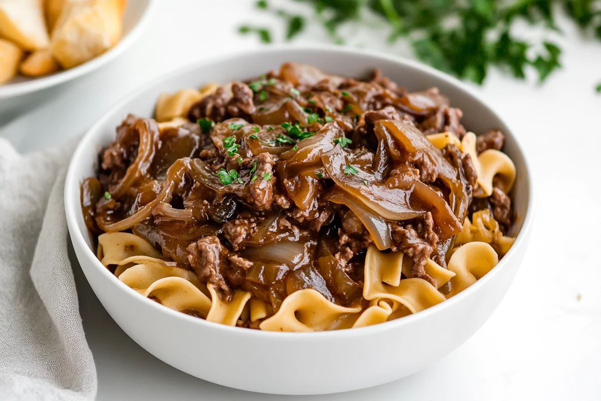 French Onion Beef and Noodles Recipe: A Hearty, Flavorful Dish