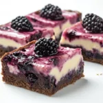 Blackberry Cheesecake Brownies - Decadent Dessert Recipe